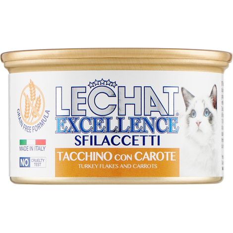 Monge Lechat Excellence Lamelles de Dinde aux Carottes - 24 Boîtes de 80g