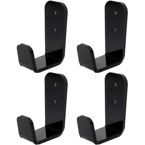 Support mural horizontal pour bâtons de hockey et clubs de golf (lot de 4), idéal pour la décoration intérieure. (1/5)