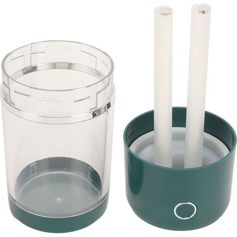 Mini humidificateur portable 520 ml, humidification rapide, arrêt automatique, humidificateur USB avec deux modes de pulvérisation, idéal pour les voyages, couleur verte. (1/5)