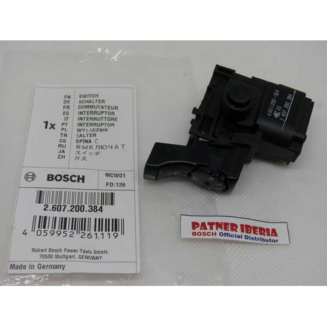 Original-Ersatzteil BOSCH 2607200384  Schalter für GBS 75AE und PBS 75AE