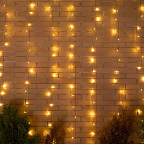 LUCEO 3x2 Tenda luminosa con cavo per interni ed esterni. Luce calda. Prodotto in Spagna (1/2)