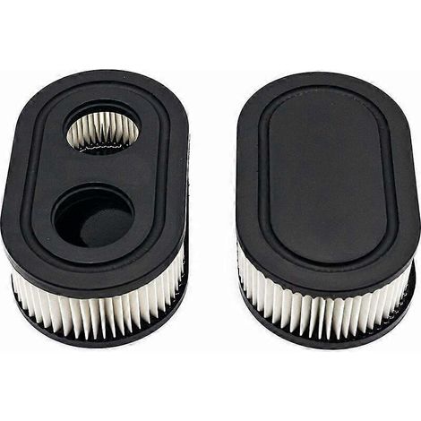 Promotion hivernale, lot de 2 filtres pour tondeuse à gazon, compatibles Briggs & Stratton, filtre à air pour moteur de tondeuse à gazon, remplace les références 798452, 593260 et 54. (1/5)