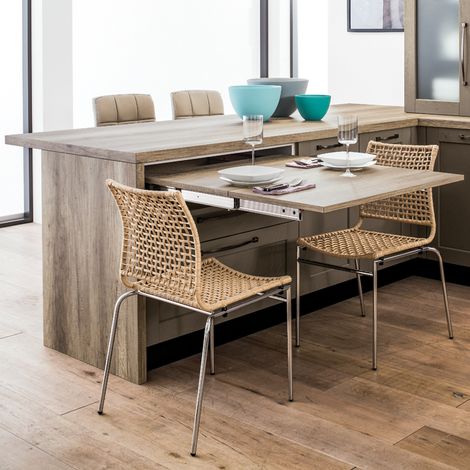 Ferrure de table escamotable – Hauteur mini 120 mm – Épaisseur plateau 16 mm – Charge 60 kg – Longueur plateau 895 mm – Aluminium pour caisson 540 mm