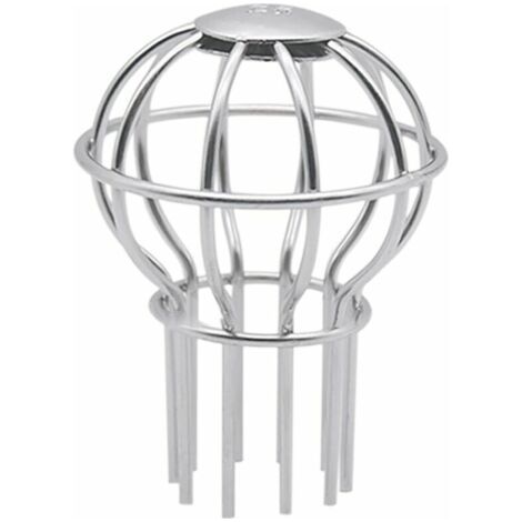 Filtres pour gouttière,1 Pcs（75mm）, Fuite GouttièRe Garde Filtre, La protection des ballons en fil de fer pour tuyau de gouttière arrête le blocage des feuilles de boue de mousse (1/5)