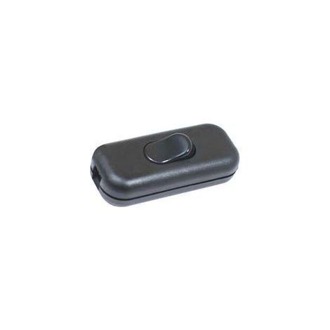 INTERRUTTORE PASSAFILO UNIPOLARE NERO - 10 pezzi