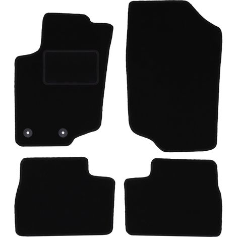 Tapis en velours noir pour Peugeot 207 SW, break, berline (2006-2012) (1/5)