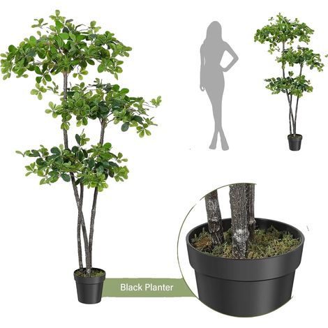 Olivo artificial, 180 cm, decoración resistente a los rayos UV, 180 cm (1/2)
