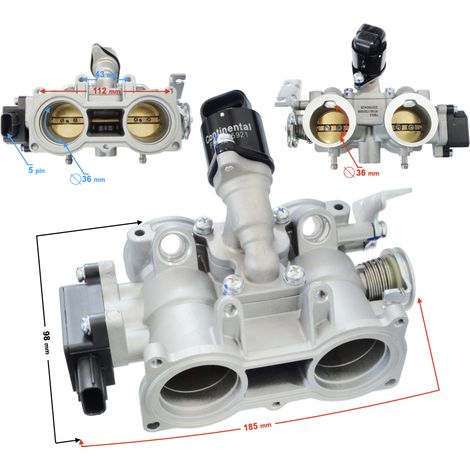 Corpo farfallato Voge 500DS / 500AC (1/4)