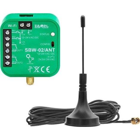 Zamel SBW-02/ANT Wi-Fi Torsteuerung mit zwei Kanälen
