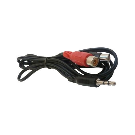 Cavo per connesione audio 1,5 mt d. 3,5 mm jack maschi stereo 2 rca