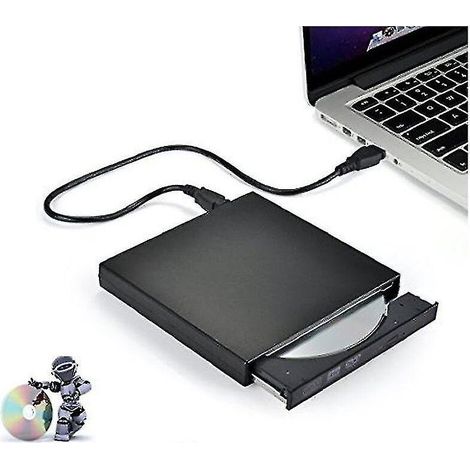 Lecteur CD/DVD portable Iamotus noir (1/5)