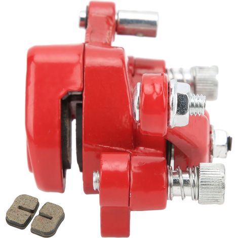 Hinterrad-Scheibenbremssattel mit 2 Bremsbelägen aus legiertem Stahl, Ersatzteil für Motovox MBX10, MBX11, MBX12 und Moto MMB80 Minibikes (1/5)