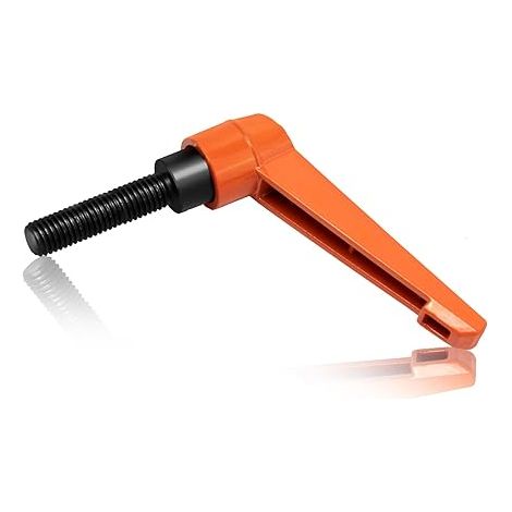 Verstellbare Klemmhebel Griff M12 Spanngriff Griffmutter Klemmgriff Verschlusshebel Außengewinde Griff Maschinengriffe 50mm (1/5)