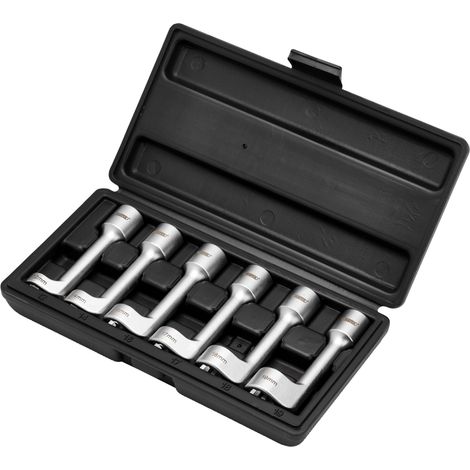 Draper 13603 Diesel Injector Line Socket Set – 6-Piece, 1/2" Square Drive for Diesel Injector Maintenance