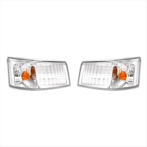 Une paire de feux de position avant (avec clignotants) pour Mitsubishi Canter FUSO FE FG 2012-2018.
