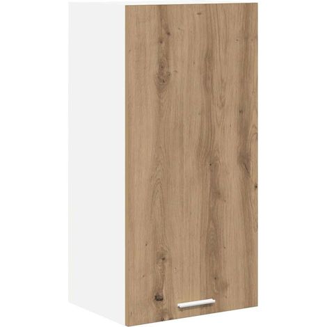 Maison Exclusive - Armadio pensile Rovere Artigiano e Bianco 40 x 31 x 80 cm