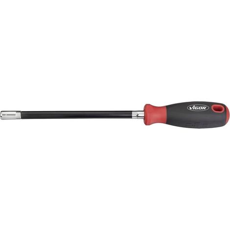 Tournevis flexible/extérieur hexagonal Largeur Clé: 7 Longueur totale: 300 mm, 1 pièce, v4665