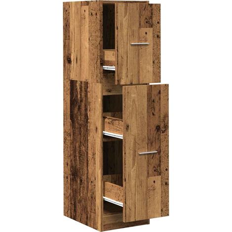 Maison Exclusive - Armadietto da Farmacia Legno Vecchio 30x41x118 cm in Truciolato