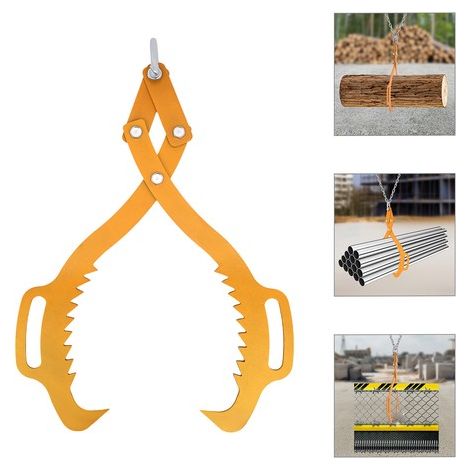 21" Log Skidding Lifting Tongs Log Lifter Dragging Tongs Timber Grab with Handle (1/5)