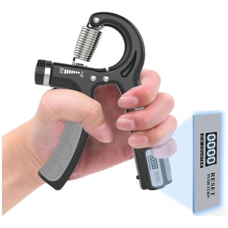 Hand Grip Musculation Résistance Réglable pour l'exercice de la force du Poignet, de l'avant - Bras et des mains, des doigts (1/5)