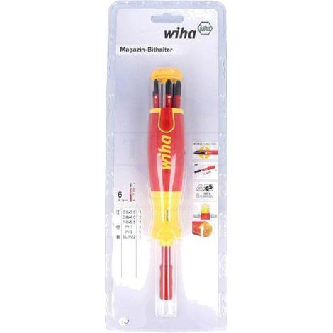 WIHA - tournevis isole a embouts 6pcs