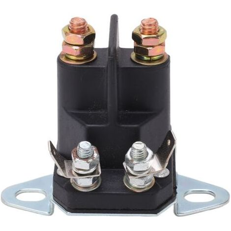 Relais de solénode de démarreur ABS botier bobine de cuivre remplacement de relais de tondeuse à gazon pour véhicule 12V (1/5)