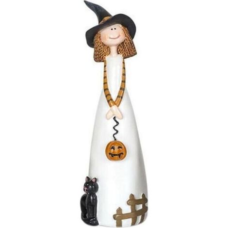 Figurine Sorcière - Décoration Halloween Intérieur en Résine - Statue Elfique Fantaisie - 1 Pièce (1/4)