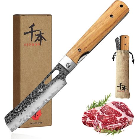 Forged Folding Chef's Knife, Small Outdoor Knife (1/5)