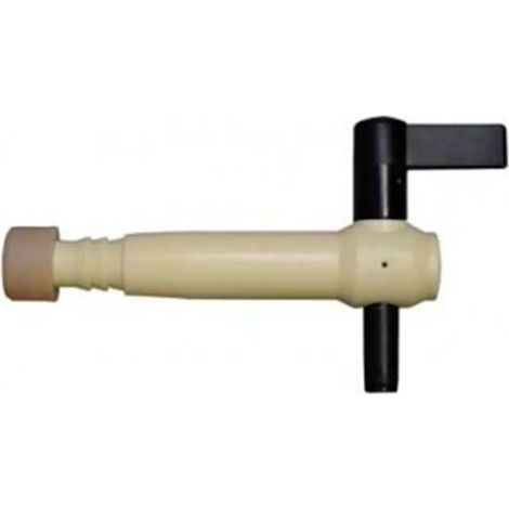 Robinet de fût en plastique haute qualité - Robinet de tirage pour fût, installation facile, flux parfait, sans goutte, diamètre 2,5 cm, idéal pour brasseurs pros et amateurs (1/2)