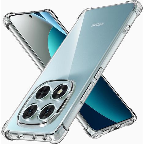 Étui pour Xiaomi Redmi Note 15 Pro 4G, résistant aux chutes, transparent (1/5)