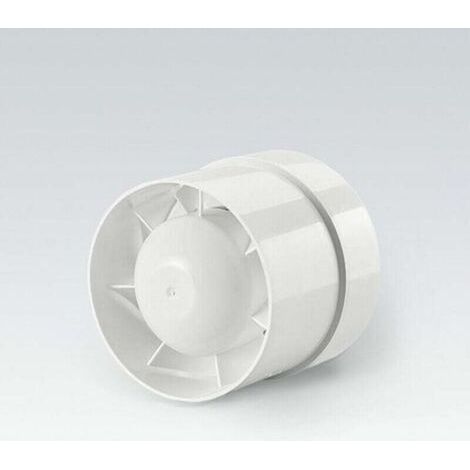 Energieeffizienter 100-mm-Abluftventilator, 12 W/130 m³, Axialventilator für Inline-Lüftungsrohre: Badezimmer, Küche, Keller (1/5)