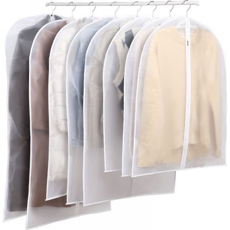 sacs à poussière pour vêtements - 6Emballages individuels,sacs de rangement pour armoire (1/5)