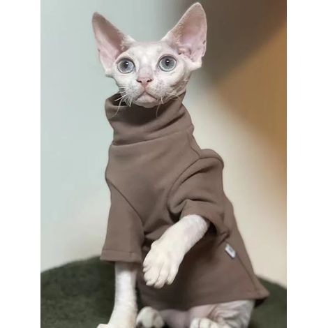 Chemise en coton pour chien - Chemise douce pour chien - Vêtements à manches longues pour chiots de petite et moyenne taille et chats - Tenues pour Teddy, Bouledogue français, Teckel, Yorkshire Terrie