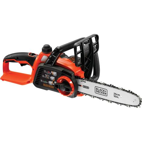 Akku-Kettensäge - 25 cm - 18 V - 2 Ah - 1 Akku - Doppel-Sicherheits-Schalter und Handschutz (GKC1825L20-QW) (1/5)