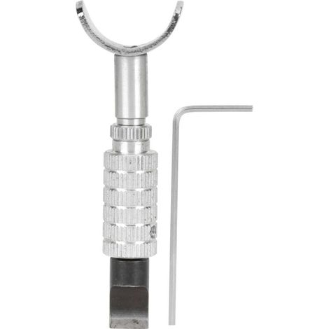 Couteau pivotant à roulement à billes en acier tungstène, outil de sculpture sur cuir réglable et fait main (avec tête M2) (1/5)