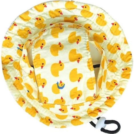 Chapeau conique pour pêcheur, canard jaune, poids 2,6 kg (1/5)