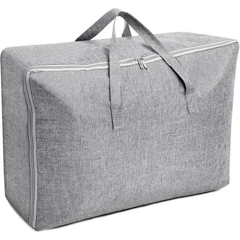 Grand Sac de Rangement 105L, Rangement Sous Lit Pliable Closet Organizer Sac de Rangement pour Couette Imperméable avec Poignées Renforcées pour Édredons Couvertures Oreillers Vestes (1/5)