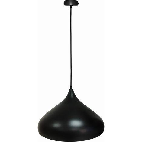 Suspension Candellux Viborg noire métal E27 réglable (1/2)