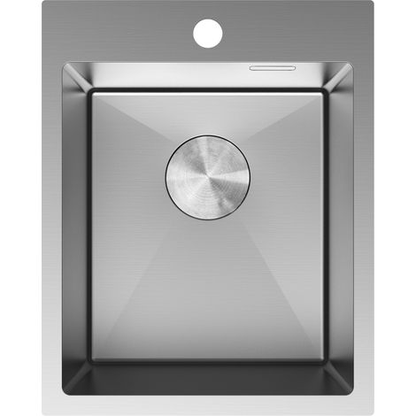 Mexen Solix lavello in acciaio inox ad 1 vasca 400 x 500 mm, inox - 6406401000-01 (1/5)
