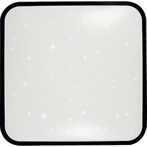 Müller Licht LED Deckenleuchte weiß-schwarz 49 x 49 cm 36 W Deckenleuchte