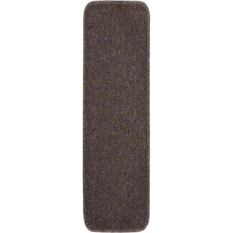 vidaXL Alfombrillas de escalera 15 uds marrón rectangular 75x20 cm (1/2)