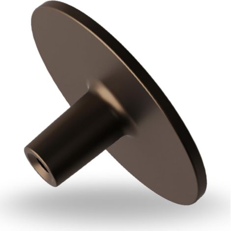 NAVARRO AZORÍN Bouton Rond BOTONE En Zamak, Bouton Rond Au Design Minimaliste Et Élégant Fabriqué En Espagne, Idéal Meubles, Chambres D’Enfants, Tiroirs, Cuisines Et Salles De Bain (Bronze Alpha) (1/5)