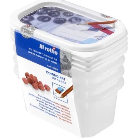 Accesorio de cocina Rotho domino hermético sin BPA (1/2)