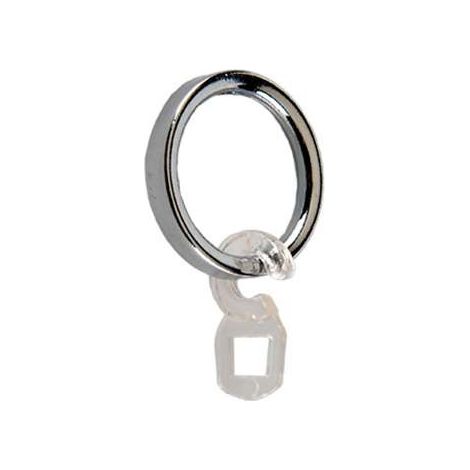 IDEAS 12 - Anello in metallo Piatto Cromato (1/2)