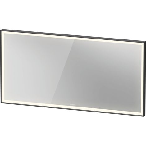 Duravit L-Cube Spiegel mit integrierter Beleuchtung, eckig,