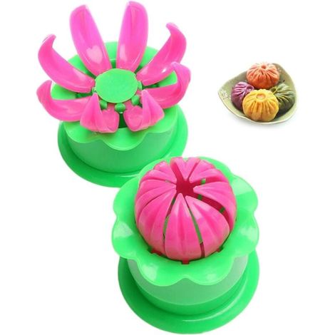 Form für gedämpfte gefüllte Brötchen, Form für gedämpfte Kuchen, Form für gefüllte Brötchen in der Küche, Form für gedämpfte Brötchen, Knödelmacher, Form zum Herstellen von Kuchen, 2 Stück (1/4)