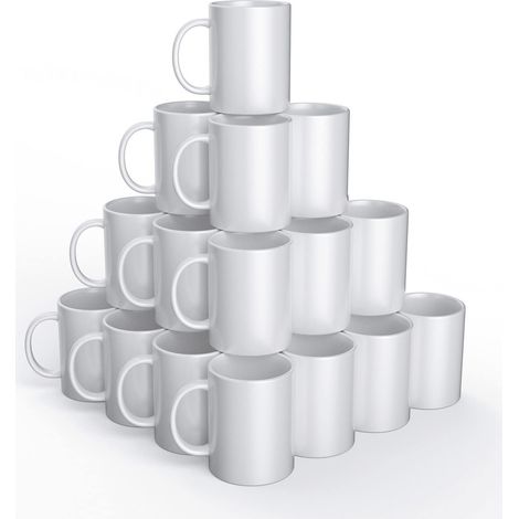 Cricut Tazze vuote Bianco 425 ml (15oz) 36 x tazze a sublimazione Infusible Ink Da utilizzare Mug Press Infusible Ink (1/4)