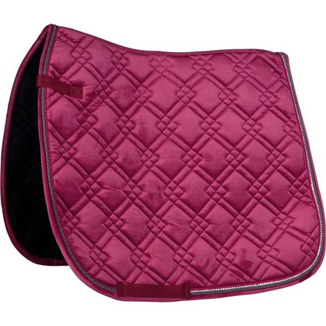 Rettangolare, Gris foncé 9300: Selle rectangulaire ou de dressage avec matelassage en losange Modèle Berry (1/3)