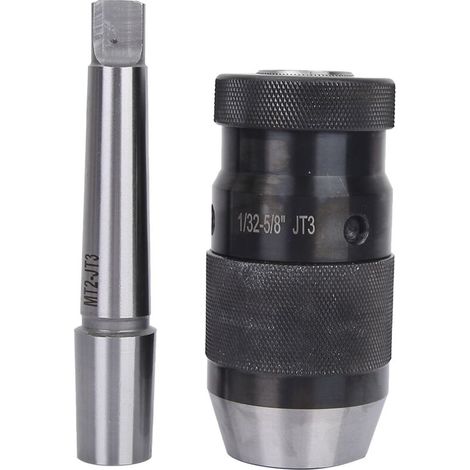 Mandrino autoserrante serie JT3 PrO da 1-16 mm e albero a gambo dritto JT3-MT2 per CNC-Crezuo