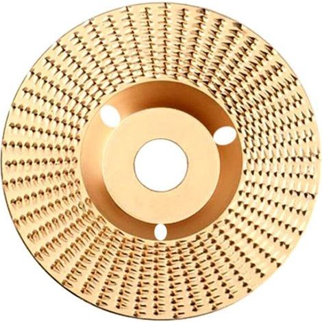 1Pc Disque Bois Meuleuse 125mm, Plat Style Disque Abrasif en Bois, Disques de Meulage du bois en Carbure de Tungstène pour Façonner, Meuler et Couper. Roues pour Meuleuse d'angle (1/5)